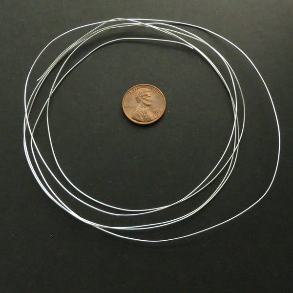 Wire, Sterling Silver, Round Dead Soft, 26 Gauge, Packages of 5 Feed