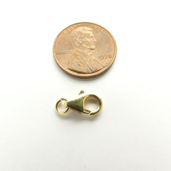 Clasp, Gold Filled, Lobster Medium 12mm with Jump Ring