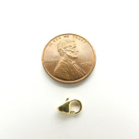 Clasp, Gold Filled, Lobster Small without Loop, 8mm