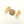 Clasp, Gold Vermeil, S Hook, Medium Hammered 27mm, Sold Individually