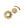 Clasp, Cast Gold-Tone, Toggle, Ring of Fire Design, 30mm Diameter, Sold Individually