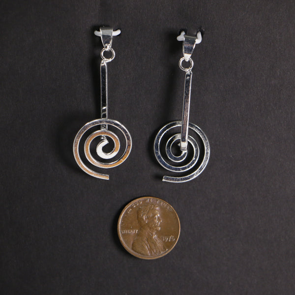 Donut Bail, Small, Silver Plated, Sold Individually, 17x43mm