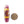 Jim Smircich, Long Oval Bead in Amber and Burgundy, 40x15mm