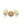 Chevrons, Contemporary American Beads, Subtle Colors Medium Size, Set of 2