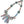 Kathleen Dustin Vintage Silk Roads Necklace, 18 Fimo Components, 23 inches Long,