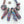 Kathleen Dustin Vintage Silk Roads Necklace, 18 Fimo Components, 23 inches Long,