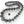 Pier Voulkos Signed Graduated Black and White Necklace, 32 Inches Long, 40 Beads