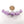 Round Beads 13, 16, and 18mm Diameter in Lavender with Silver, Cased in Crystal, Sold as Set of 5