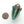 Tom Boylan Bead, Large Blossom Shape, 44x28mm, Teal with Subtle Red and Taupe