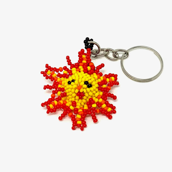 Keychain, Sun Face,