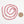 Tourmaline, Pink, Faceted Round 3mm on 16-inch Strand
