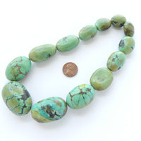 Turquoise, Freeform Nuggets, 22-42mm Long on 16-Inch Strand