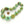 Turquoise, Freeform  Nuggets, 26-39mm on 16-inch Strand