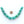 Turquoise, Barrels 19x15m on 8-inch Strands