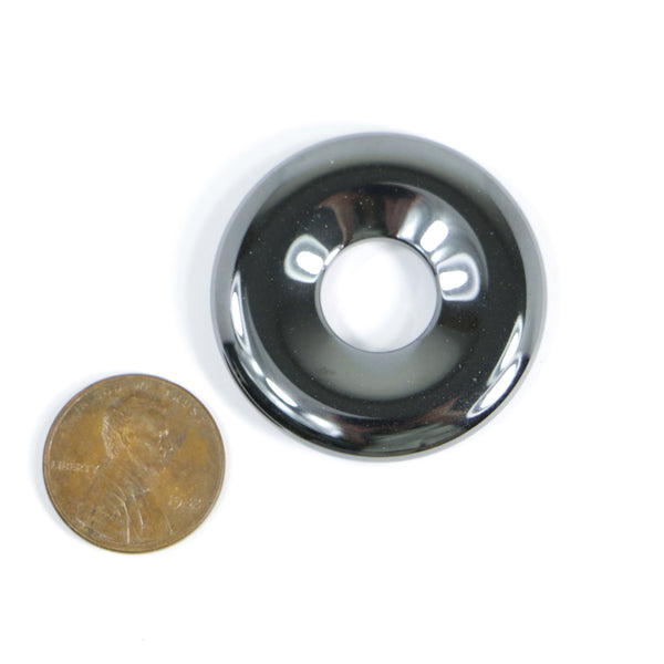 Hematite, Donut (Bi), 35mm Diameter