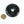Stone, Black, Donut, 50mm Diameter