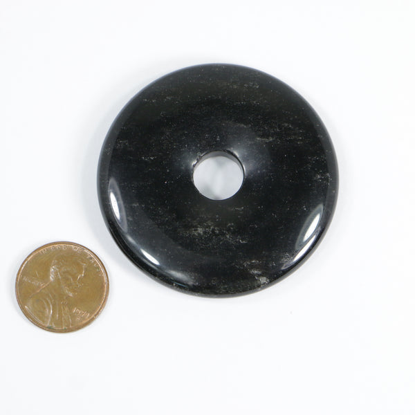 Stone, Black, Donut, 50mm Diameter