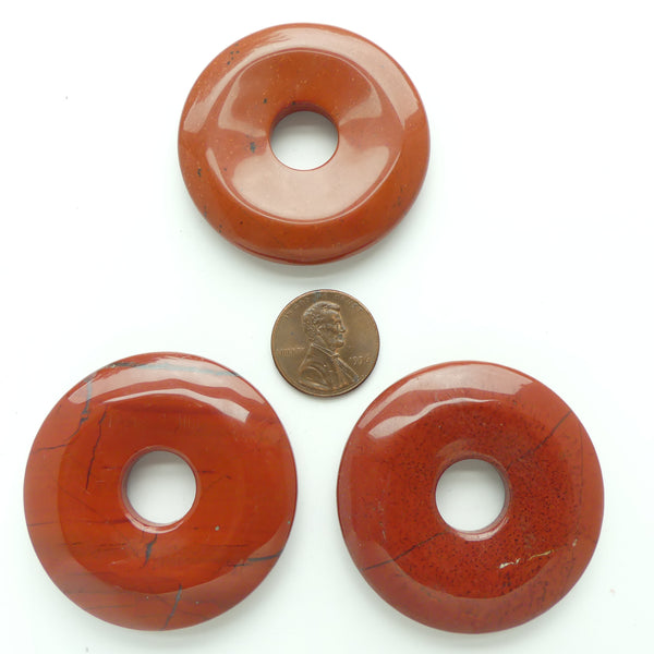 Red Jasper, Donut (Bi), 45mm