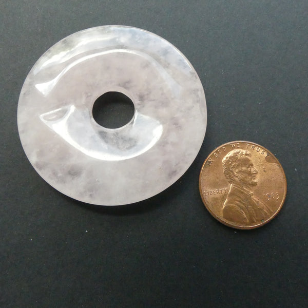 Rose Quartz, Donut (Bi), 40mm