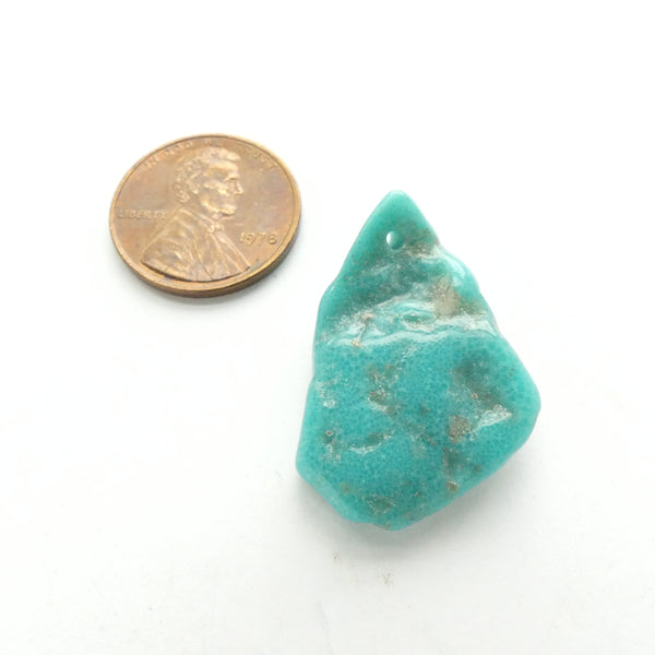 Turquoise, Nugget, Campitos Mine, 28x20mm