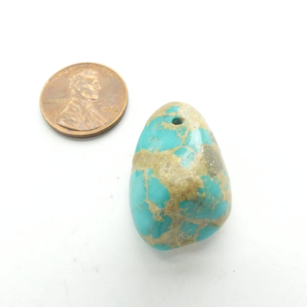 Turquoise, Nugget, Campitos Mine, 26x20x12