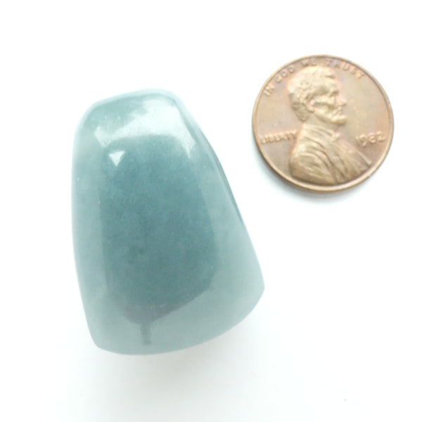 Jade Axe Blade Shape Pendants, 15mm Wide x 30mm Tall