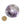 Amethyst, Variegated Purple and Light Gray, Donut (Bi), 50mm