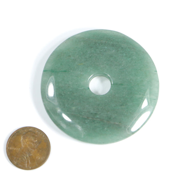 Green Aventurine, Donut (Bi), 50mm