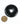 Obsidian, Black, Donut, 40mm Diameter