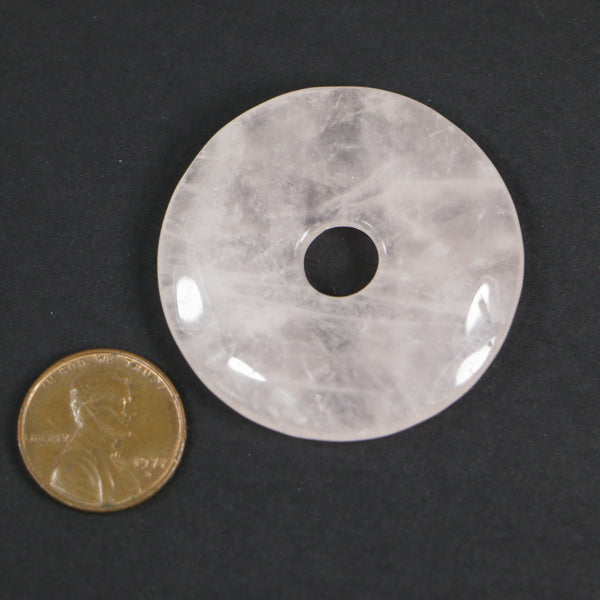 Rose Quartz, Donut (Bi), 40mm