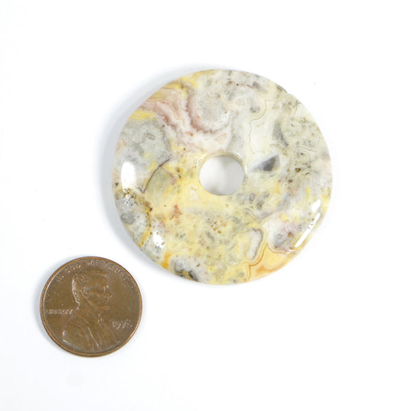 Crazy Lace Jasper, Donut (Bi), 40mm