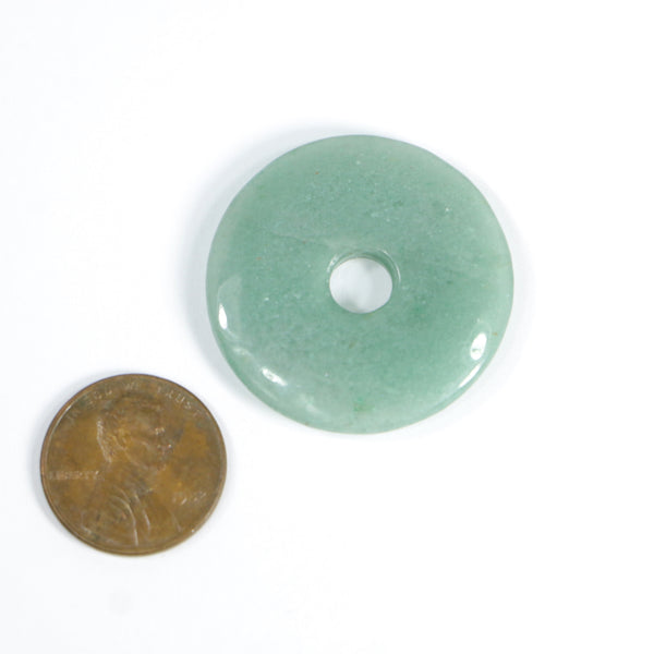 Green Aventurine, Donut (Bi), 30mm