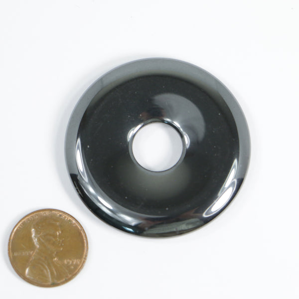 Hematite, Donut (Bi), 45mm Diameter