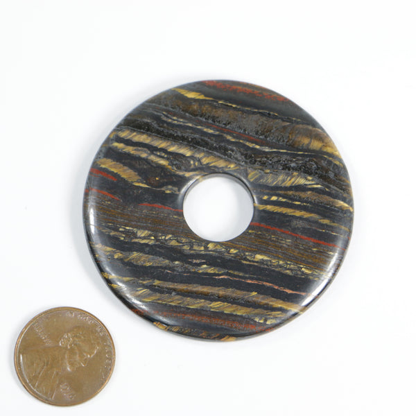 Tiger Iron, Donut (Bi), 50mm Diameter