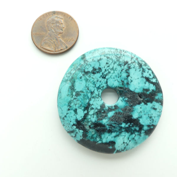 Turquoise, Donut (Bi), 40mm