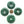 Dark Green Aventurine, Donut (Bi), 40mm