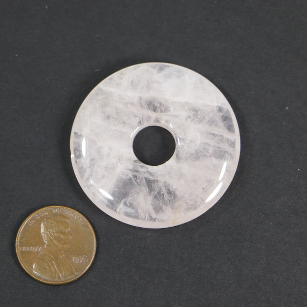 Rose Quartz, Donut (Bi), 40mm