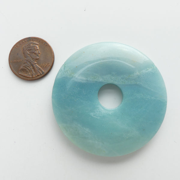 Amazonite, Donut (Bi), 45mm