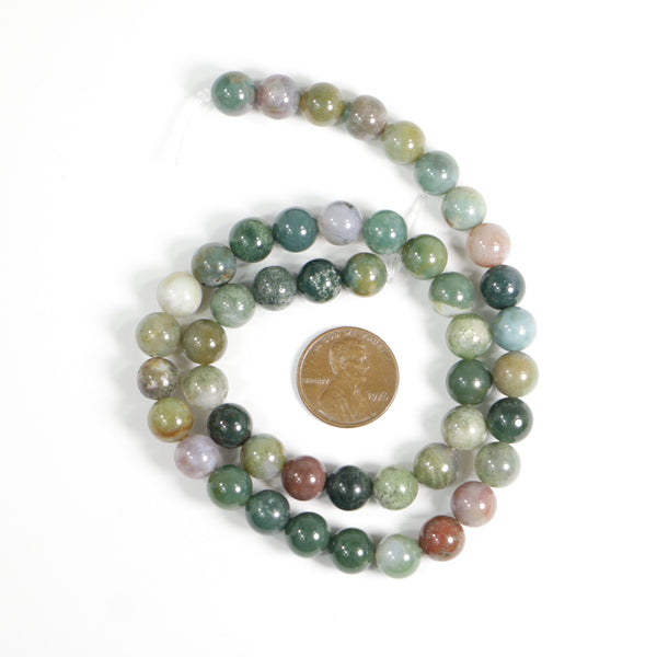 Fancy Jasper, Round, 8mm on 16-inch Strands
