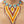 Collar with Fringe, Nativo Style Turquoise & Sunset Colors, Neckline 18