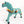 Beaded Animals, Pony, Large Nativo Style in Turquoise with Multicolor Designs, 5.5 Inches x 7.5 Inches