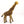 Beaded Animals, Giraffe of Silver-lined Gold & Amber Seed Beads with Black, 8.5 inches Tall