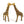 Beaded Animals, Giraffe of Silver-lined Gold & Amber Seed Beads with Black, 8.5 inches Tall