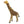 Beded Animals, Giraffe Silver-lined Gold, Amber, and Black Seed Beads, 8.5 inches Tall