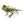 Beaded Animals, Iguana Greens and Browns with Silver Belly, 11 inches Long
