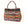Carpet Bag Style Large Tote/Weekender Bag, Leather & Huipil, 13x19x6 inches