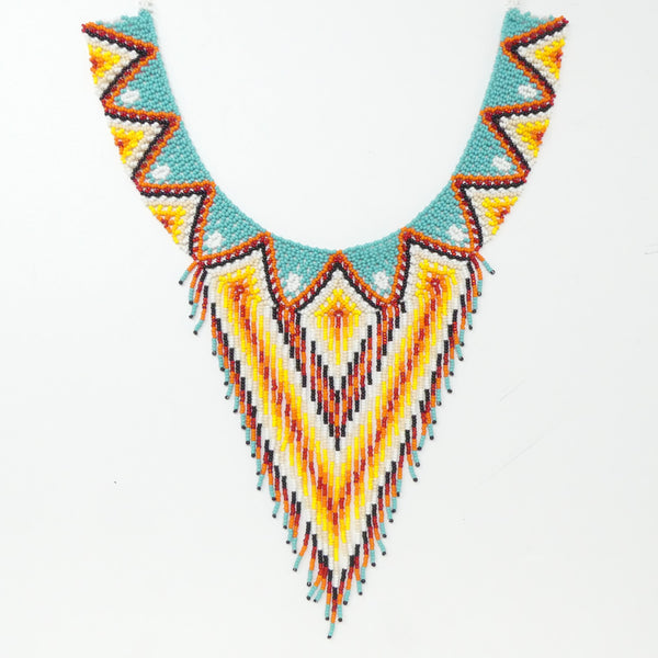 Collar with Fringe, Nativo, 16-18 inches long with Fringes up to 7 inches