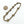 Brass, Gond Antique Beads and Mini Pendants, 8-inch Strand