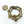 Brass, Gond Antique Beads and Mini Pendants, 8-inch Strand
