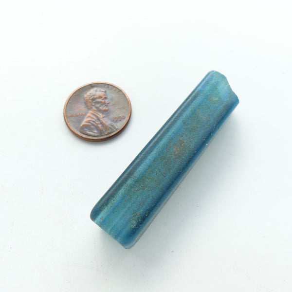 Nueva Cadiz Variation, Blue-Green, Multi-Layer, Square Cross-Section,  50x12mm